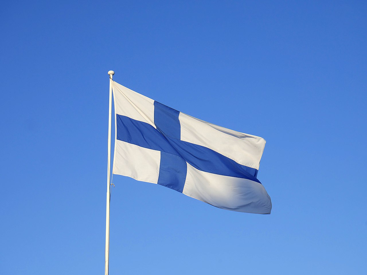 Finland´s flag. Photo: Wikipedia Commons