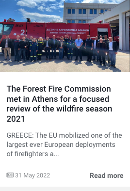 Screenshot of the Forest  Fire Commission
