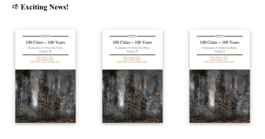 100 Cities - 100 Years Volumes 1 to 3 