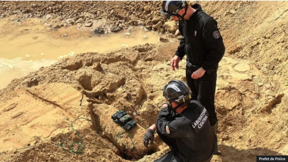 Photo provided by the French police.