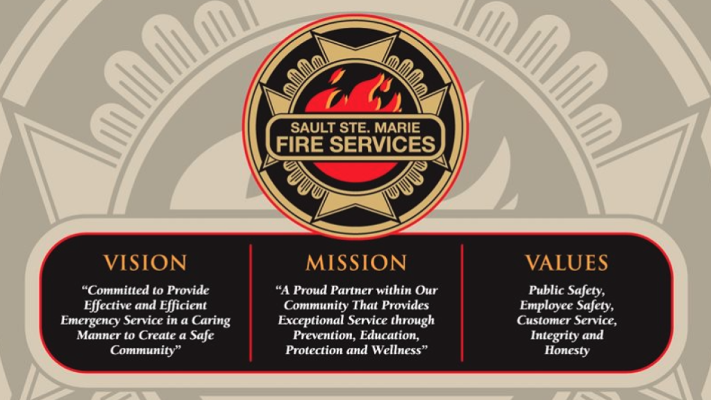 Screenshot from the City of Sault Saint Marie fire services page