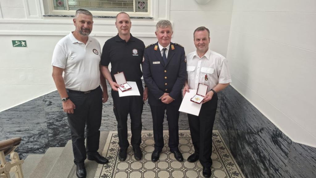 At the closing ceramony CTIF awarded Monika Nêmečková with the Medal of Merit. At the Youth Commission CTIF awarded Jörn-Hendrink Kuinke with the Officer's Cross and Thomas Lemmler with the Medal of Merit.