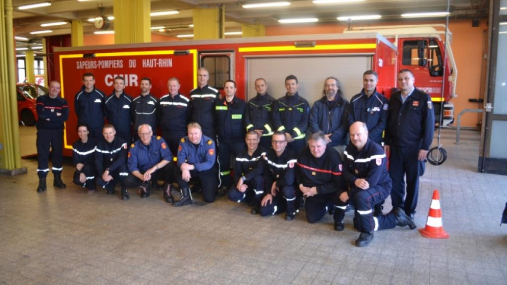 First practical training of the Hazmat commission of CTIF