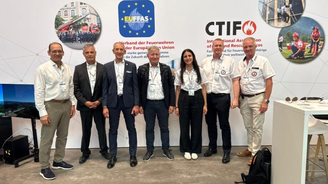 The CTIF Executive Committee at Interschutz 2026. 