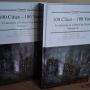 The two books 100 Cities - 100 Years, volume 1 and 2, side by side.